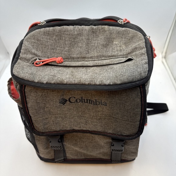 BACKPACK Columbia Insulated  Cooler Ice Chest Gray & Black Excellent Condition - Picture 3 of 11